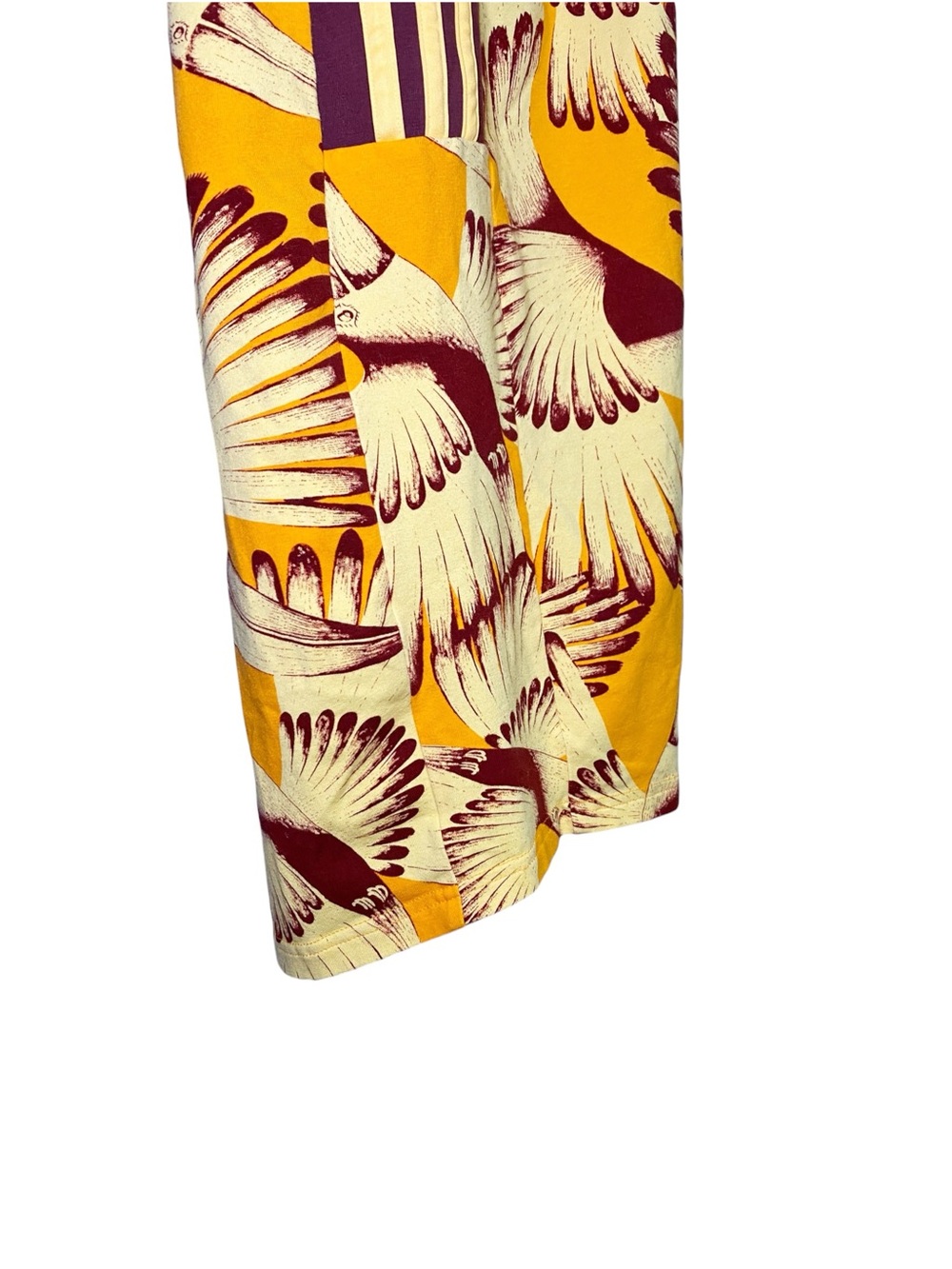 Adidas x FARM Rio Yellow Tropical Bird Toucan Racerback Midi Dress Size XL - Picture 6 of 15